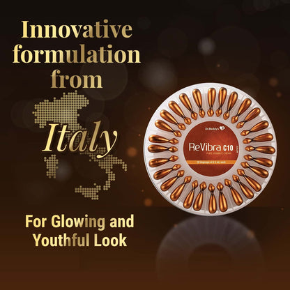 Revibra C10 Pure Vitamin C Cream, 28 Vegicaps Of 0.5Ml Each