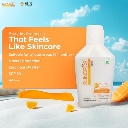 Suncros Matte Finish Soft Lotion SPF 50+ PA+++ 60ml