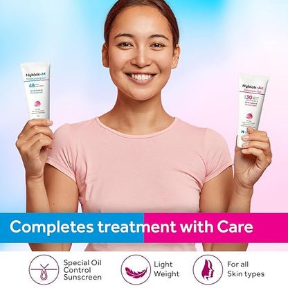 Regaliz Hyblok Acne Control Kit | Moisturzing Gel & Sunscreen Gel