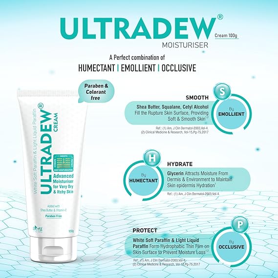 Vegetal Ultradew Moisturising Cream for Dry Skin 100gm.