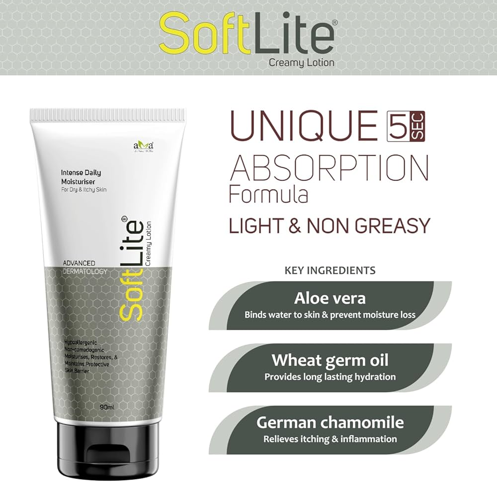Soft lite creamy lotion 90ml pack of 2
