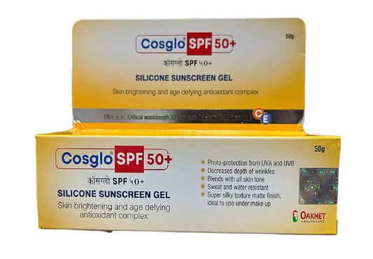 Cosglo Spf 50+ Silicone Sunscreen Gel 50G