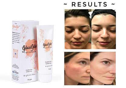 Glasiglo Facewash With Vitamin - C Removes dead skin cells & dark spots ( 70 ml ) (PACK OF 2)
