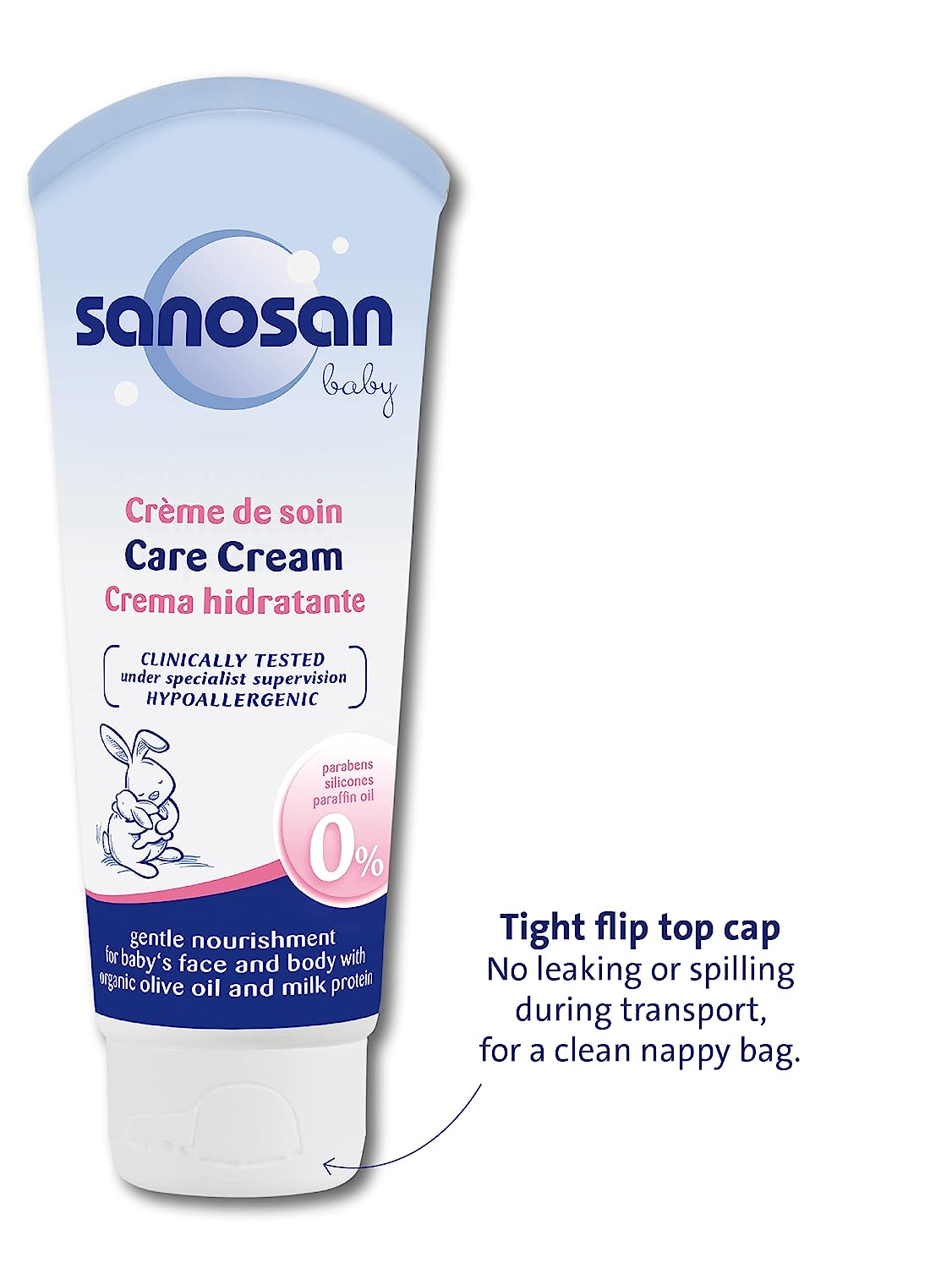 Sanosan baby care cream | 100 ml | glowderma