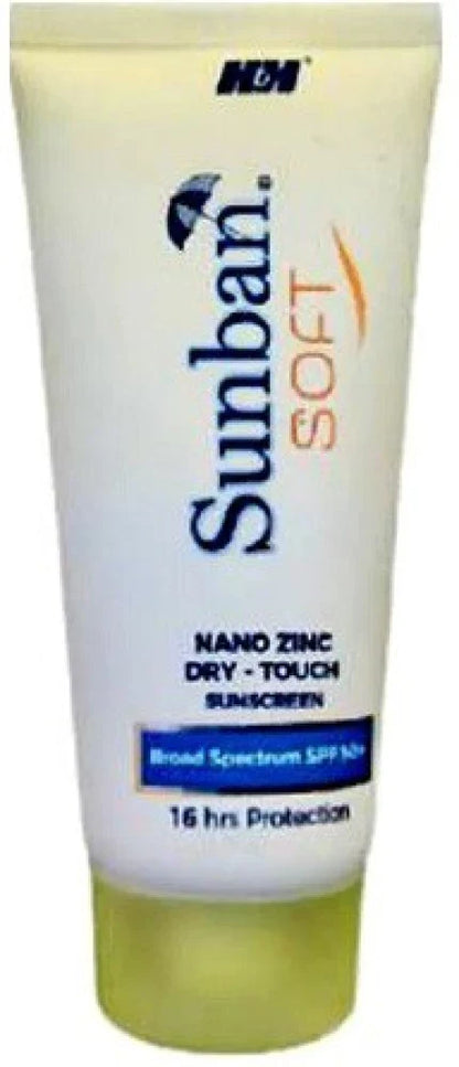 Sunban soft sunscreen spf 50 75g pack of 2