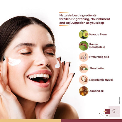 Bi-luma Advance Skin Brightening Night Cream With Vitamin C & Hyluronic Acid For Even Skin Tone, Dark Spots & Wrinkles, 45g | galderma