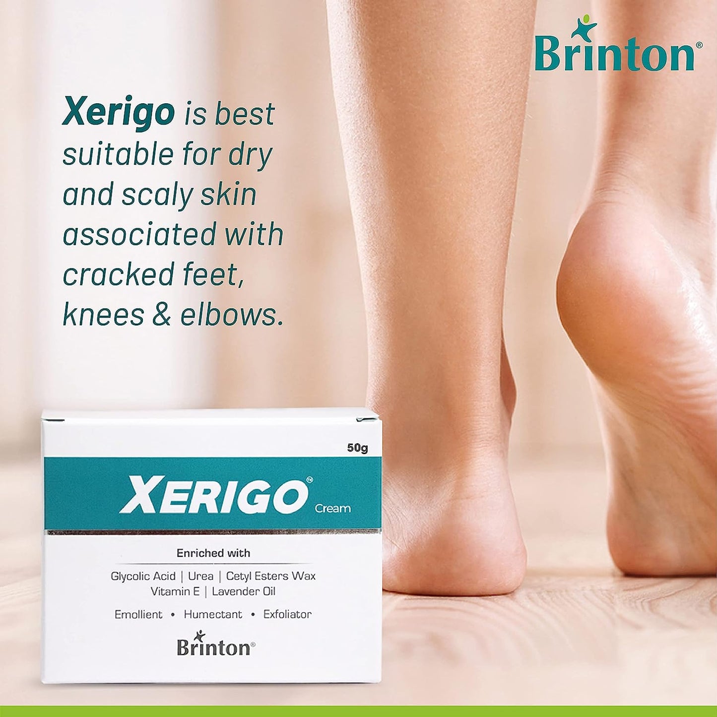 Xerigo Intense Skin Moisturizing Cream 50 gm | brinton