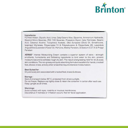 Xerigo Intense Skin Moisturizing Cream 50 gm | brinton