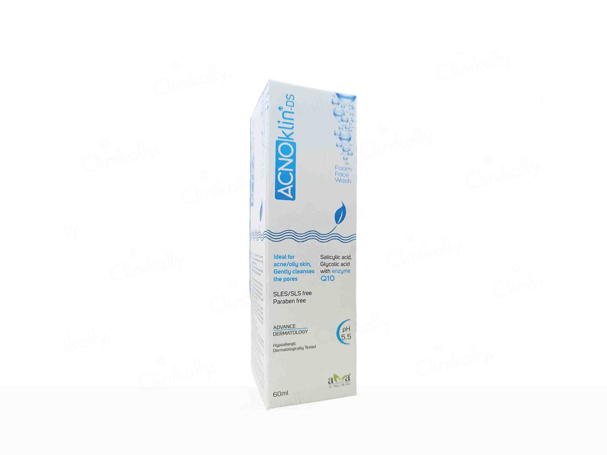 Acnoklin ds foam face wash ingredients