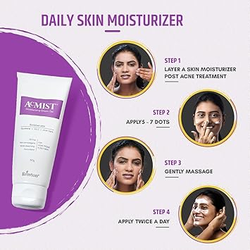 Step to Use Acmist Moisturizer 