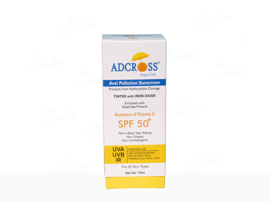 Adcross aqua sunscreen gel 75ml pack of 1