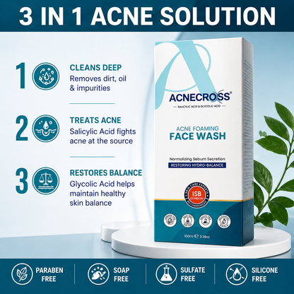Acnecross Acne Foaming Face Wash 100ml
