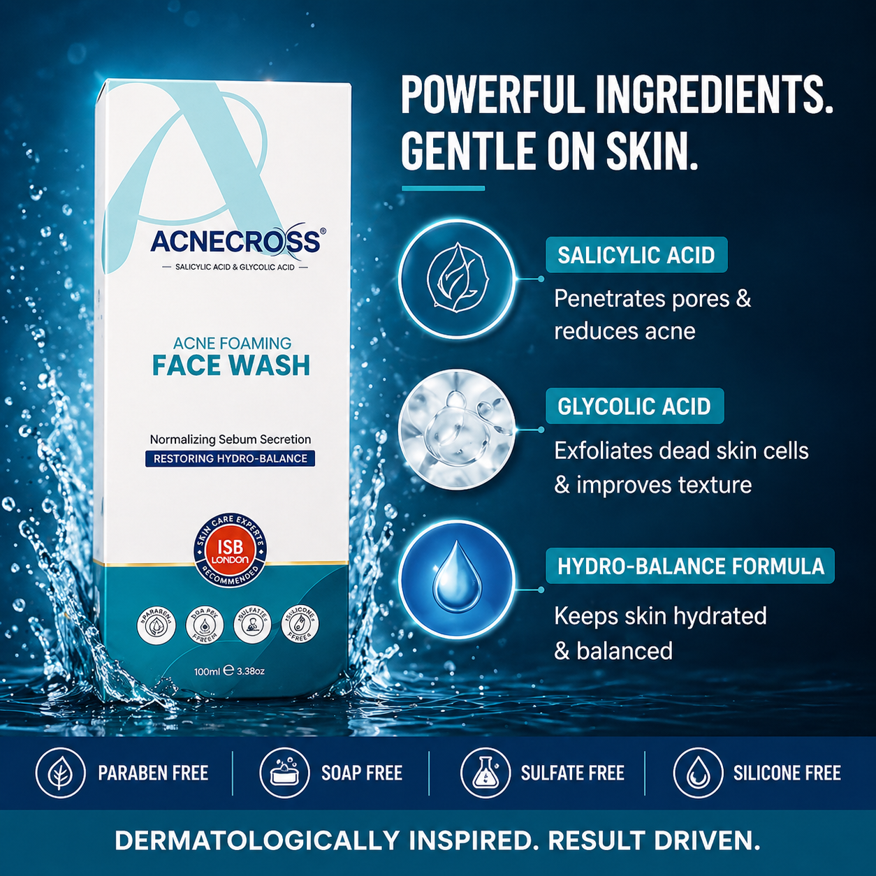 Acnecross Acne Foaming Face Wash 100ml