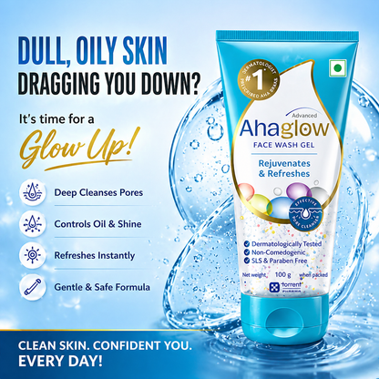 Ahaglow Advanced Skin Rejuvenating Face Wash Gel 100g