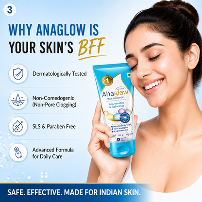 Ahaglow Advanced Skin Rejuvenating Face Wash Gel 100g