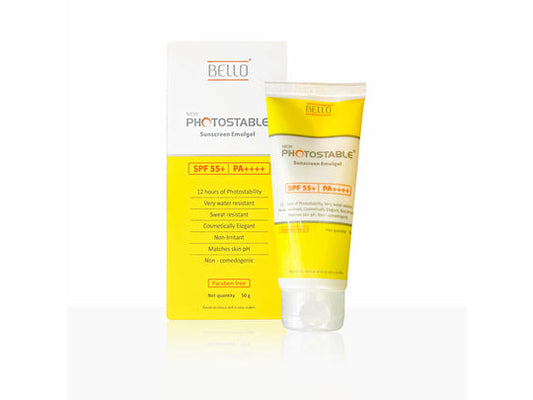 Photostable New SPF 55+ PA++++ Emulgel Sunscreen, 50gm
