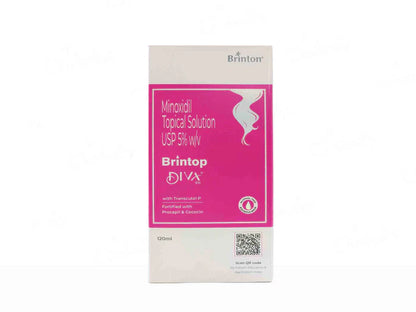 Brintop diva 5% topical solution 120ml