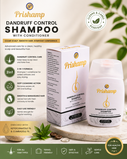 Prishamp Dandruff Control Shampoo 100ml