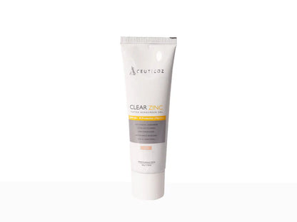 Ceuticoz Clear Zinc Tinted Sunscreen Gel SPF 50 50g