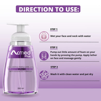 acmed plus foaming face wash