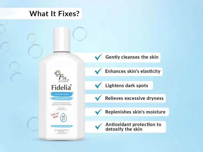 Fixderma Fidelia Gentle Skin Cleanser 250ml