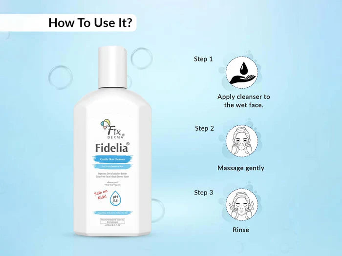 Fixderma Fidelia Gentle Skin Cleanser 250ml