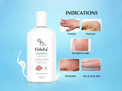 Fixderma Fidelia Hydrating Body Lotion 250ml Indications