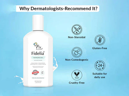 Fixderma Fidelia Hydrating Body Lotion 250ml dermatologists recommended