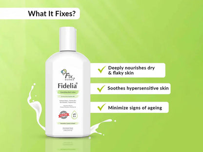 Fixderma Fidelia Nourishing Body Lotion 250ml benefits 