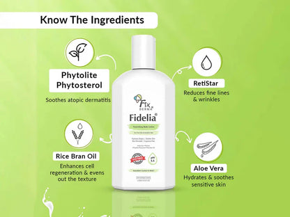 Fixderma Fidelia Nourishing Body Lotion 250ml Ingredients 