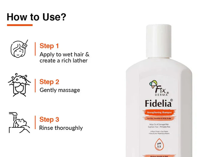 Fixderma Fidelia Strengthening Shampoo 250ml
