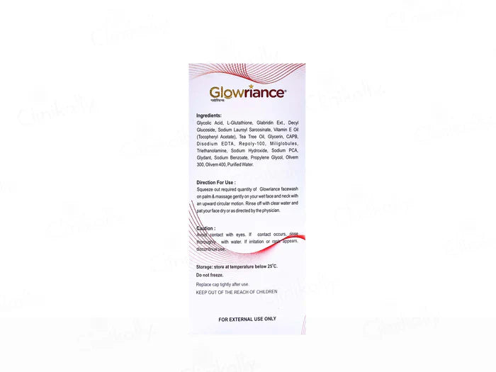 Canixa Glowriance skin renewing face wash 100ml