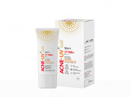 Acne-UV Gold Sunscreen Gel Cream SPF 100+ PA++++