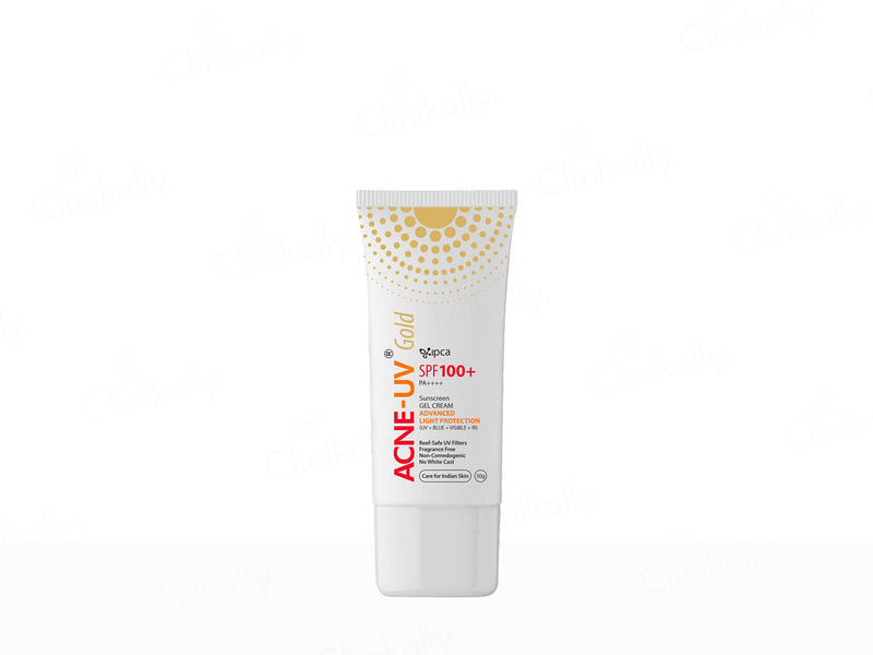 Acne-UV Gold Sunscreen Gel Cream SPF 100+ PA++++