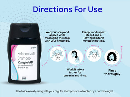 IPCA Keraglo AD Anti Dandruff Shampoo