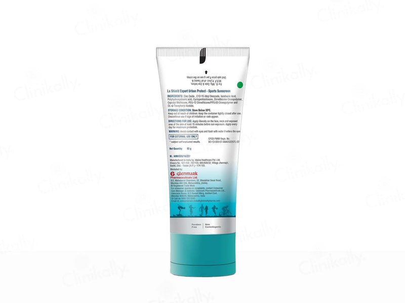 La Shield Expert Urban Protect Mineral Sports Sunscreen Gel SPF 50+ PA++++