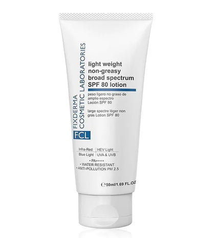 FCL Light Weight Sunscreen Lotion SPF80 50ml