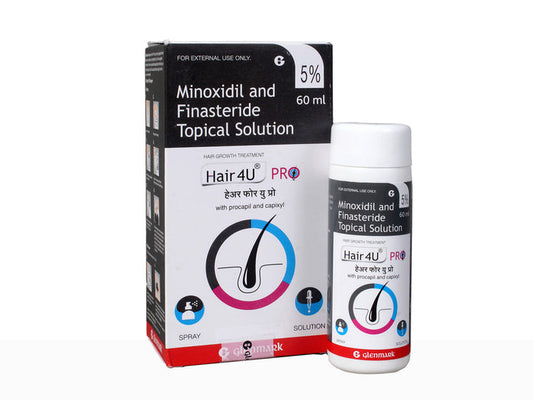 Hair 4U Pro Solution 60ml | Glenmark