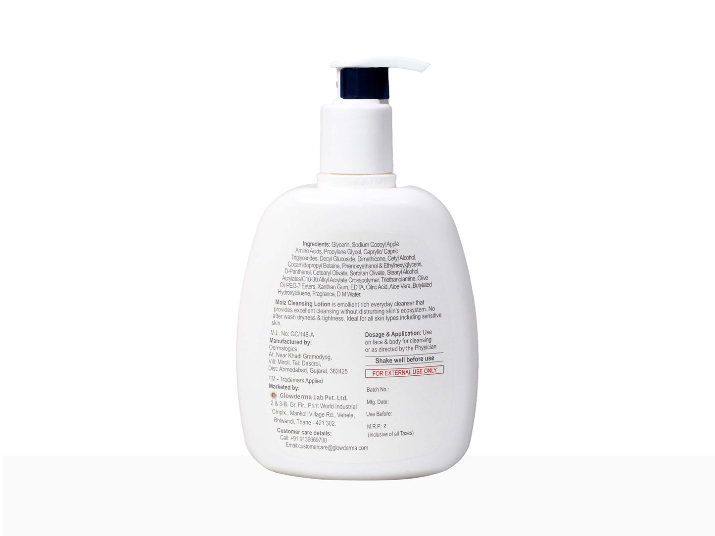 Glowderma  Moiz Cleansing Lotion