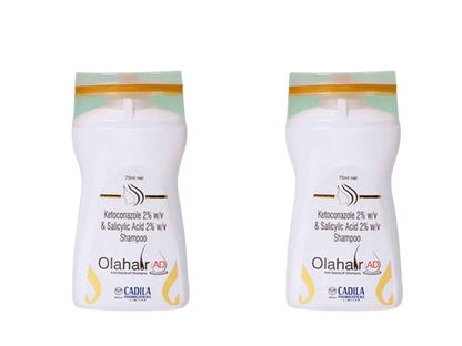 Cadila Olahair AD Shampoo (75ML) pack of 2