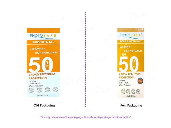 Photosafe Hybrid Broad Spectrum Sunscreen Gel SPF 50 PA++++ 60ml