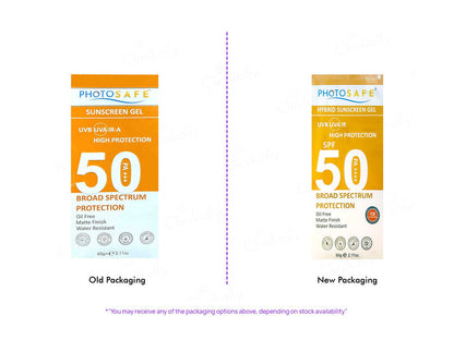 Photosafe Hybrid Broad Spectrum Sunscreen Gel SPF 50 PA++++ 60ml