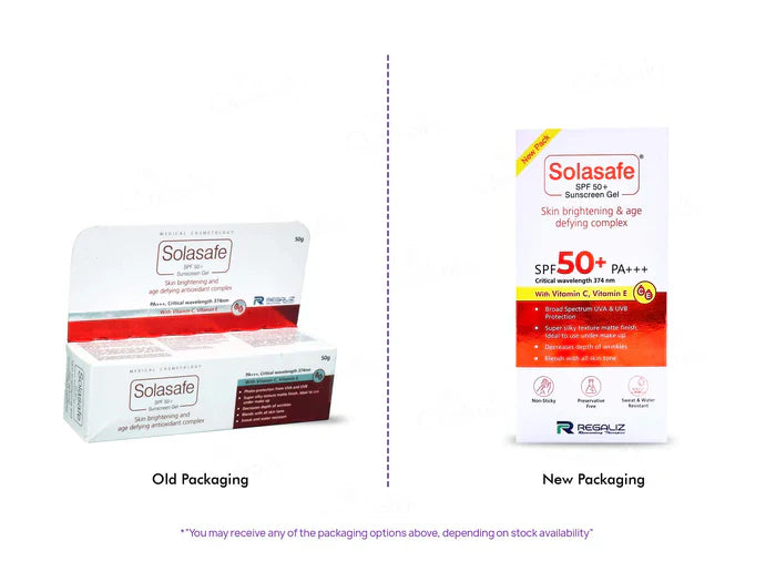 Regaliz Solasafe Sunscreen Gel 50g