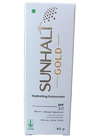 Sunhalt Gold sunscreen Hydrating Sunscreen