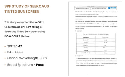 Seekcaus Tinted Sunscreen Gel SPF 50 PA++++