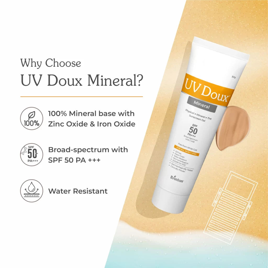 UV Doux mineral sunscreen spf50 50g