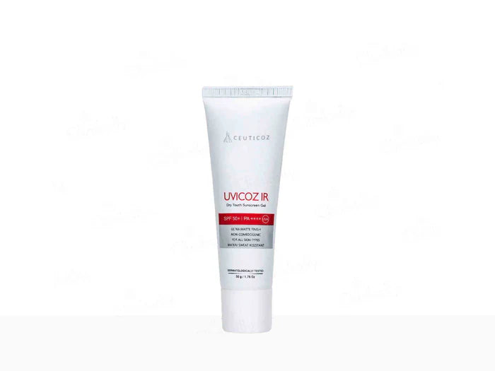 Uvicoz IR ultra matte SPF50+ sunscreen gel  50g