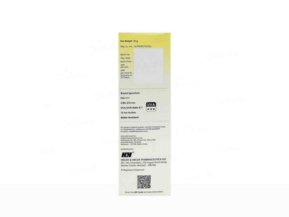 H & H Sunban soft gel nano zinc dry touch sunscreen spf 50+ 75g