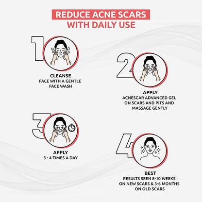 Acnescar advance gel 15g pack of 2