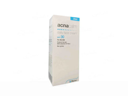 Acnacalm daily face cream spf30 20ml pack of 2